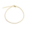 Billede af Aqua Dulce Tennis Small armbånd forgyldt sølv m. cz (17 + 3 cm)