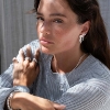 Billede af Aqua Dulce Jasmin Flower Small øreringe sølv