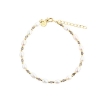 Billede af Aqua Dulce Coast Smokey armbånd forgyldt sølv m. fvp (17 + 3 cm)