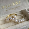 Billede af Aqua Dulce Darling Bubbels øreringe sølv m. fvp + cz
