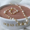 Billede af Aqua Dulce Ghita halskæde forgyldt sølv m. fvp (42 + 3 cm)