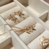 Billede af Vedhæng cubic zir. 8 kt. m./sølvkæde