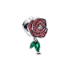 Billede af Pandora Funklende Rose i Blomst charm sølv m. cz