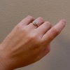 Billede af Mads Z "Carmen" ring 8 kt. guld m. cz (str. 50-60)