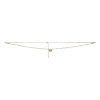 Billede af Jane Kønig Bruised Heart Belly Chain forgyldt sølv (80cm)