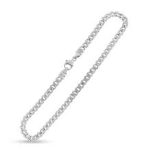 Billede af Armbånd panser facet, t 1,05/br 3,3mm 21cm 14 kt. hvg