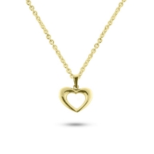 Billede af Vedhæng hjerte, åbent 14 kt. facon + 3,9 gr. (prisen er excl. guld)