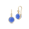 Billede af Julie Sandlau Prime Royal Blue øreringe forgyldt sølv m. krystal