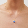 Billede af Julie Sandlau Prime Royal Blue vedhæng forgyldt sølv m. krystal