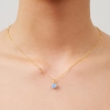 Billede af Julie Sandlau Little Prime Royal Blue vedhæng forgyldt sølv m. blå krystal