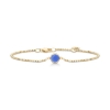 Billede af Julie Sandlau Primini Royal Blue armbånd forgyldt sølv (16,5-18 cm)
