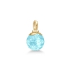 Billede af Julie Sandlau Berry Ice Blue vedhæng forgyldt sølv m. krystal + cz
