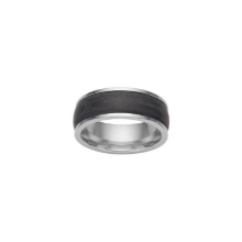 Billede af SON of NOA Ring m. sort carbon stål (str. 60)