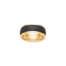 Billede af SON of NOA Ring m. sort carbon forgyldt stål (str. 62)