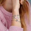 Billede af Pandora Pink Fødselsdagskage charm sølv m. emalje