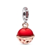 Billede af Pandora Planeten Mars Funklende charm rosaforgyldt metal m. muranoglas + cz