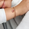 Billede af Pandora Planeten Mars Funklende charm rosaforgyldt metal m. muranoglas + cz