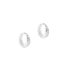 Billede af Aqua Dulce Cappa Hoop øreringe sølv - 12 mm