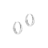 Billede af Aqua Dulce Cappa Hoop øreringe sølv - 16 mm