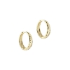Billede af Aqua Dulce Cappa Hoop øreringe forgyldt sølv - 16 mm