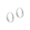Billede af Aqua Dulce Cappa Hoop øreringe sølv - 20 mm
