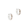 Billede af Aqua Dulce Blush Hoop øreringe sølv m. cz - 11 mm