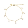 Billede af Aqua Dulce Darling Bubbels armbånd forgyldt sølv m. fvp + cz (17 + 3 cm)