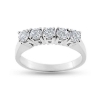 Billede af Ring række, 5 brillanter 14 kt. hvg. Priser fra