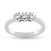 Billede af Ring, 3 brill. a 0,10 w/vs. 14 kt. hvg.