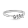 Billede af Ring, 3 brill. a 0,10 w/vs. 14 kt. hvg.