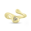 Billede af "Parted Affection" ring m. diamanter 0,015 tw/vs. i 14 kt