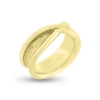 Billede af Ring "Cross" dobbelttråd i massiv guld
