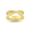 Billede af Ring "Cross" dobbelttråd i massiv guld