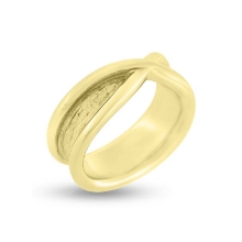 Billede af Ring "Cross" dobbelttråd 14 kt. facon 10,4 gr. (prisen er excl. guld)