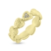 Billede af Ring hjerter 14 kt. 3* 0,02 w/vs. (hjertering)