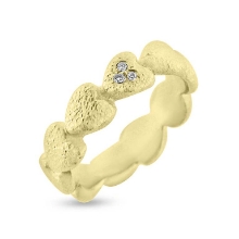 Billede af Ring hjerter 14 kt. 3* 0,02 w/vs. (hjertering) Billede af Ring hjerter 14 kt. 3* 0,02 w/vs. (hjertering)
