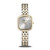 Billede af Bering Classic dameur kvadratisk stål gulddoublé 26mm 3bar