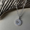 Billede af Lund Copenhagen Marguerit collier 11 mm sølv (45-48 cm)