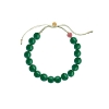 Billede af STINE A armbånd Cherrie Bon Bon - Happy Green forgyldt sølv (17-25 cm)