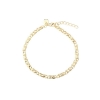 Billede af Aqua Dulce Edna armbånd forgyldt sølv (17 + 3 cm)