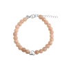 Billede af Aqua Dulce Karla Rose armbånd sølv m. sunstones (17 + 3 cm)