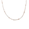 Billede af Aqua Dulce Sunella Simple halskæde sølv m. sunstones + fvp (42+3 cm)