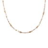 Billede af Aqua Dulce Sunella Simple halskæde forgyldt sølv m. sunstones + fvp (42+3 cm)