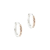 Billede af Aqua Dulce Champella Hoop Medium øreringe sølv m. cz (15 mm)