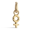 Billede af ENAMEL Copenhagen Charm - Feminine Power forgyldt sølv