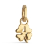 Billede af ENAMEL Copenhagen Charm - Organic Clover forgyldt sølv