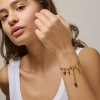 Billede af ENAMEL Copenhagen Charm - Organic Clover forgyldt sølv