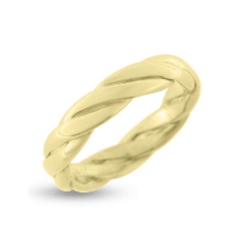 Billede af Ring snoet tråd (3 tråde) br. 4,9 mm. 14 kt. 