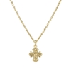 Billede af Lund Copenhagen collier med Dagmarkors 10x9 mm forgyldt sølv (45 cm)
