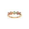 Billede af SoHo ring rainbow cubic zir. sølv fg.